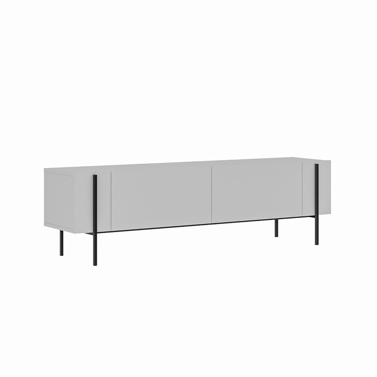 Comoda TV, Hanah Home, Herman, 160x45.6x31.4 cm, Alb - view 7