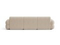 Coltar dreapta 4 locuri, Neo, Micadoni Home, 305x165x83 cm, tesatura Boucle, bej