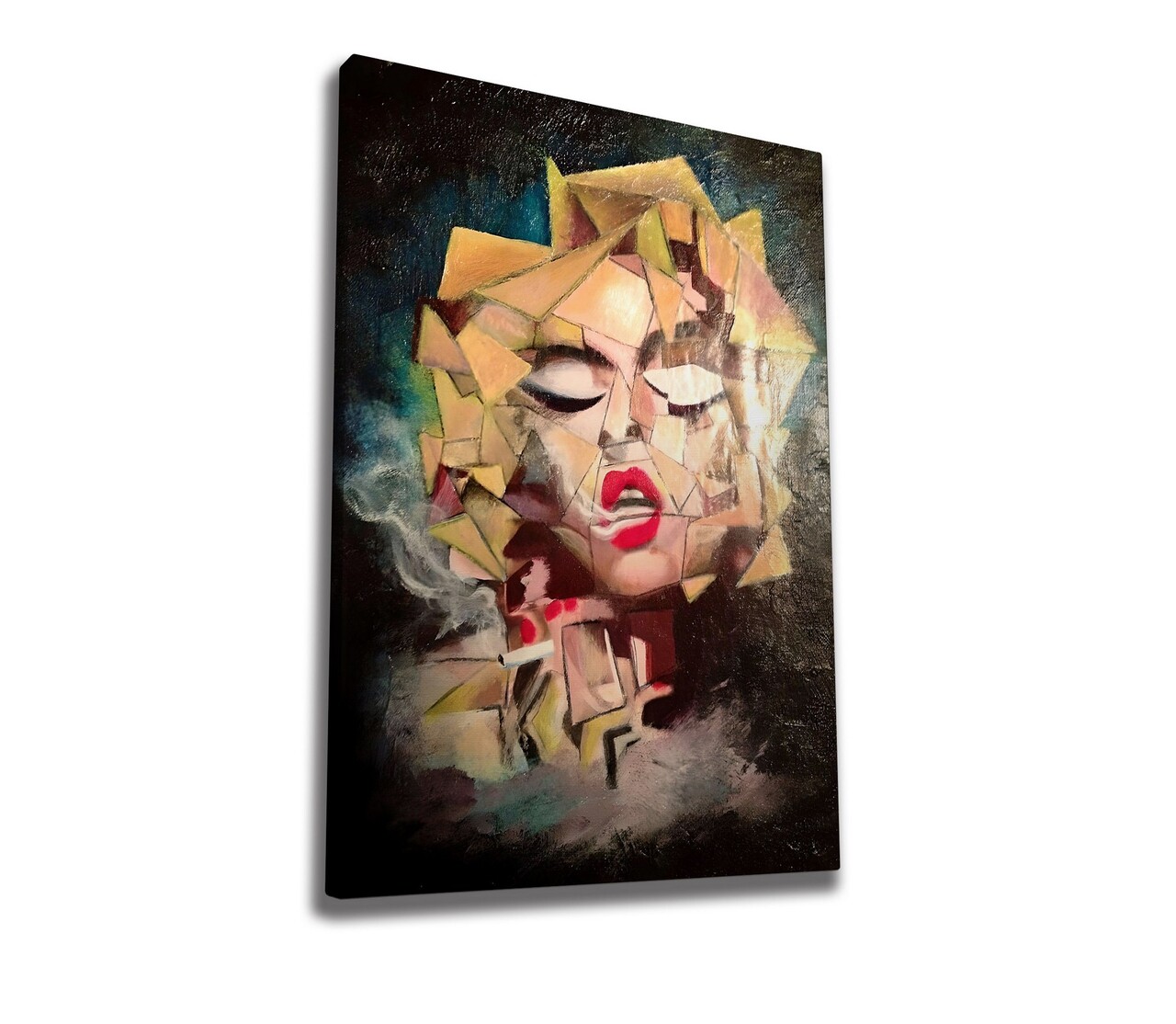 Tablou decorativ, WY322 (50 x 70), Canvas imprimat, Multicolor - view 4