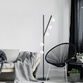 Lampadar, Domino - 11041, Fulgor, 31 x 52 x 167 cm, 5 x G9, 10W, negru