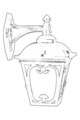 Lampa de exterior, Avonni, 685AVN1201, Plastic ABS, Negru