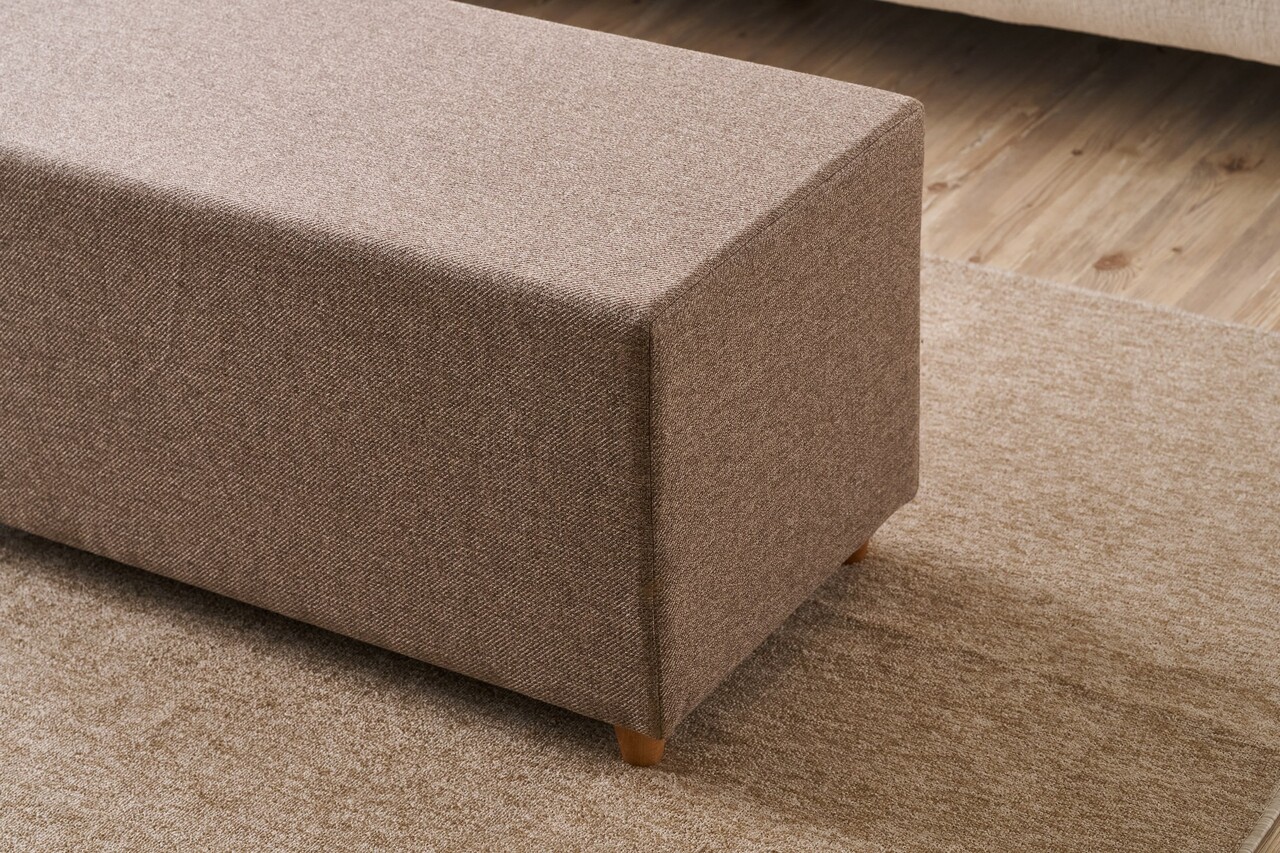 Taburet, Atelier del Sofa, 825BLC5185, Lemn, Maro - view 3