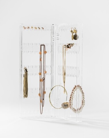 Organizator pentru bijuterii Vertical, Compactor, polistiren , transparent