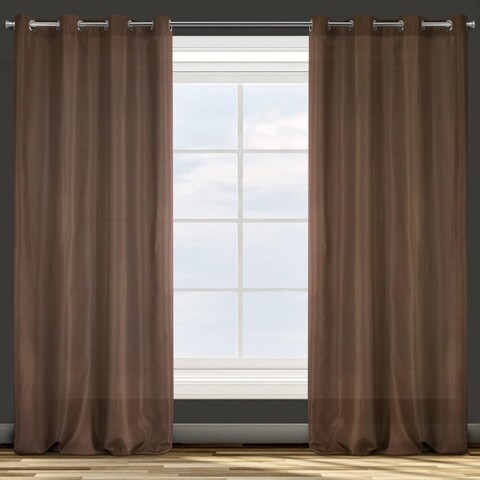 Poza Draperie Eurofirany, Adore, 140x250 cm, poliester, maro