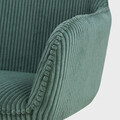 Scaun Pesa, Homla, 60x56x82 cm, poliester/lemn/poliuretan, verde