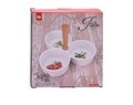Recipient pentru servire gustari Italian Design, 20x36x13.5 cm, portelan