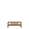 Masuta de cafea Heusden, Bedora, 110x60x40 cm, PAL, stejar/negru