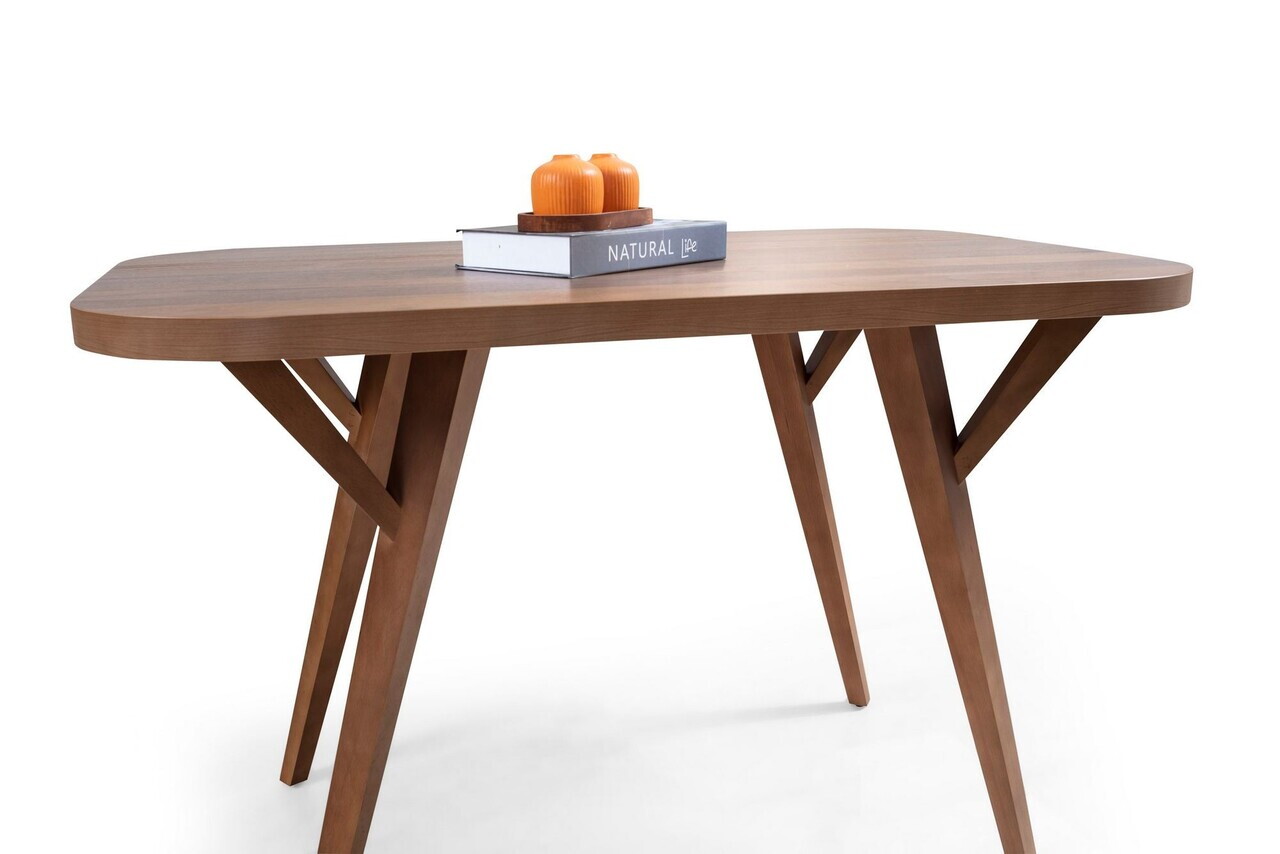Masa, Hanah Home, Sofya, 126x75x75 cm, Maro — imaginea 4