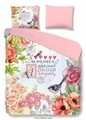 Lenjerie de pat pentru doua persoane, Good Morning, Simone, 100% bumbac, 3 piese, multicolor