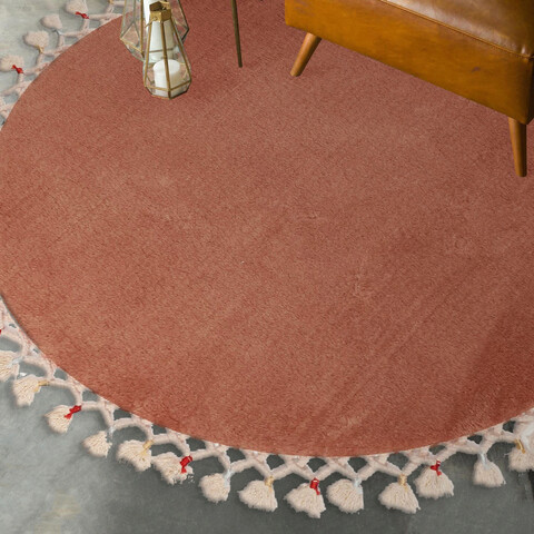 Covoraș de baie, Alanur Home, 1281, Fibre acrilice, Maro Covoare