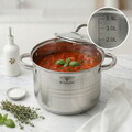 Set de gatit 8 piese,, Blaumann, Gourmet, inox, argintiu