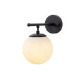 Aplica de perete, Fulgor, 942FLG2151, Metal, Negru / Crem