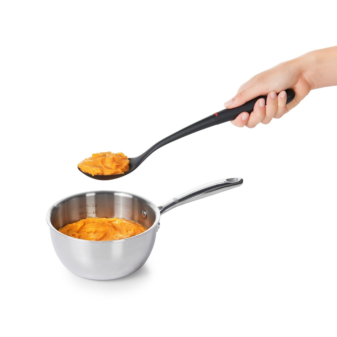 Lingura gatit, plastic, 34 cm, "SoftWorks" - OXO - imagine 2