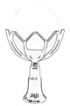 Lampa de exterior, Avonni, 685AVN1118, Plastic ABS, Negru