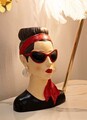 Figurina /sculptura decorativa Woman Hollywood -B, Mauro Ferretti, 21x16x27 cm, polirasina, multicolor