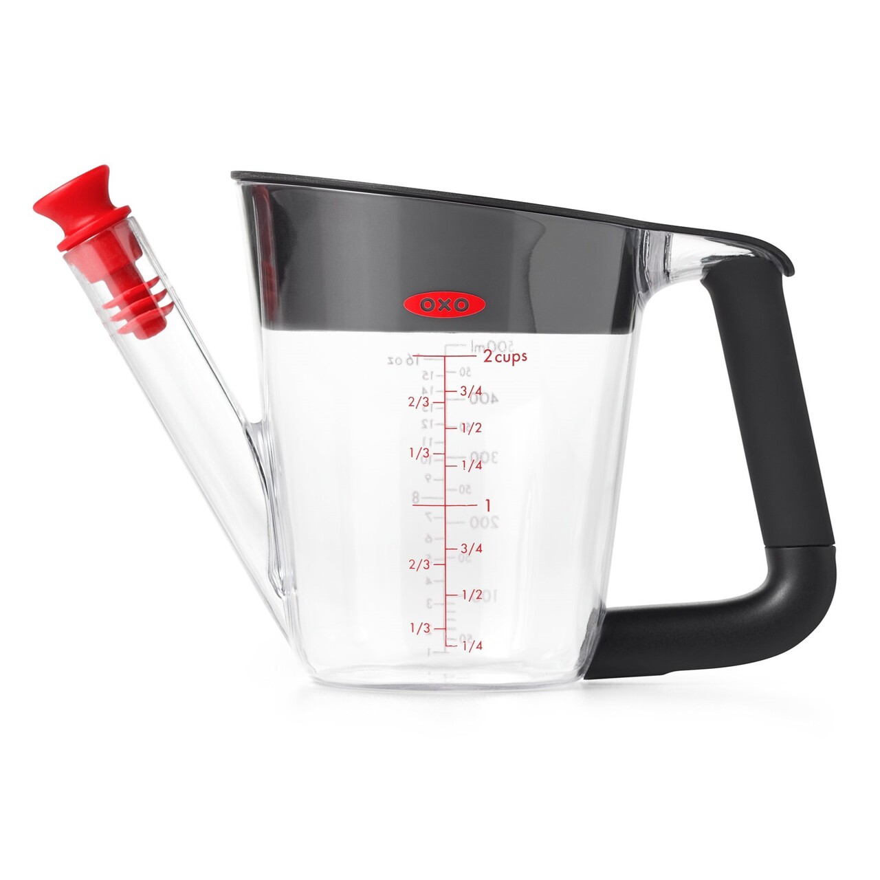 Cana separator grasime, plastic, 500ml, "Good Grips" - OXO - imagine 4