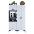 Dulap multifunctional, Rani, JE142, Alb