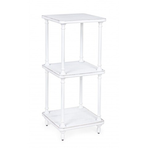 Biblioteca, janette, bizzotto, 40x40x95 cm, otel/mdf furniruit