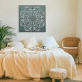 Decoratiune de perete, Antique Mandala, Creaciones Meng, 90x90 cm, MDF