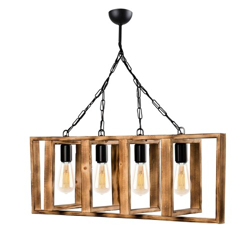 Candelabru, Squid Lighting, Oro, 82 x 20 x 71 cm, lemn, maro Iluminat