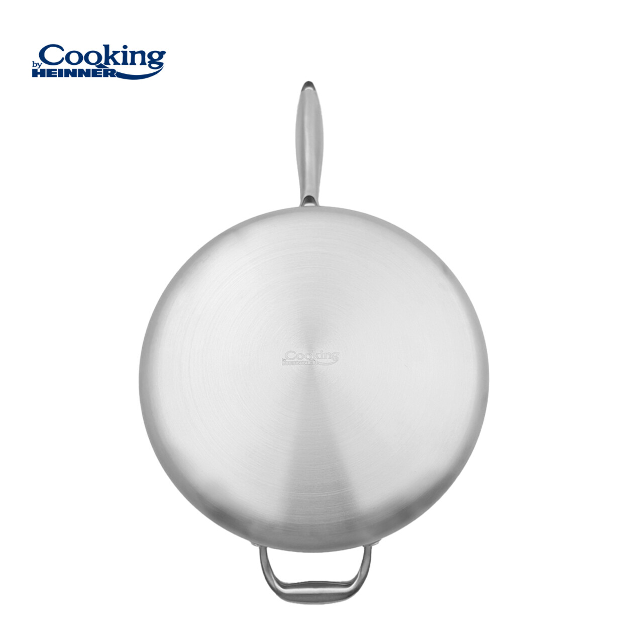 Tigaie adanca cu capac Atomic3, Cooking by Heinner, 28x7.5 cm, 4.2 L, inox/sticla, argintiu - imagine 4