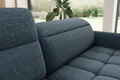 Coltar extensibil stanga 3 locuri ELTAP, LT-40MAN, Barea, 208x160x100 cm, lemn/poliester, albastru inchis
