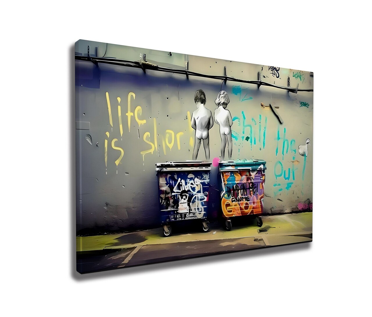 Tablou decorativ, WY360 (70 x 100), Canvas imprimat, Multicolor - view 3