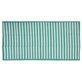 Patura pentru picnic Stripes, pliabila, 90x180 cm, polipropilena, turcoaz