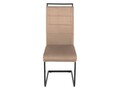 Scaun H441 Velvet, Signal, 41x42x102 cm, catifea/otel, bej/negru