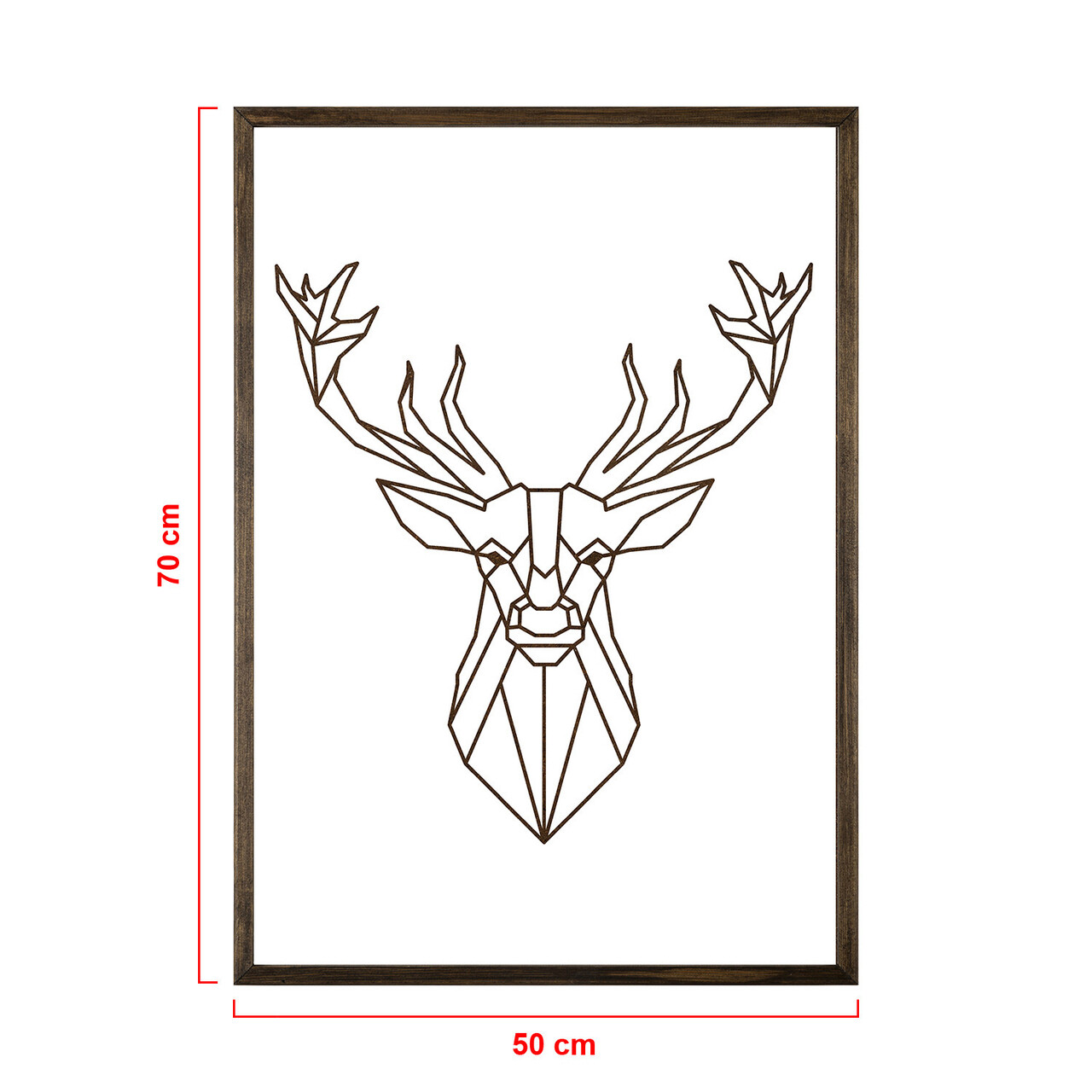 Tablou decorativ, TD074, Lemn, Desenat manual, Natural