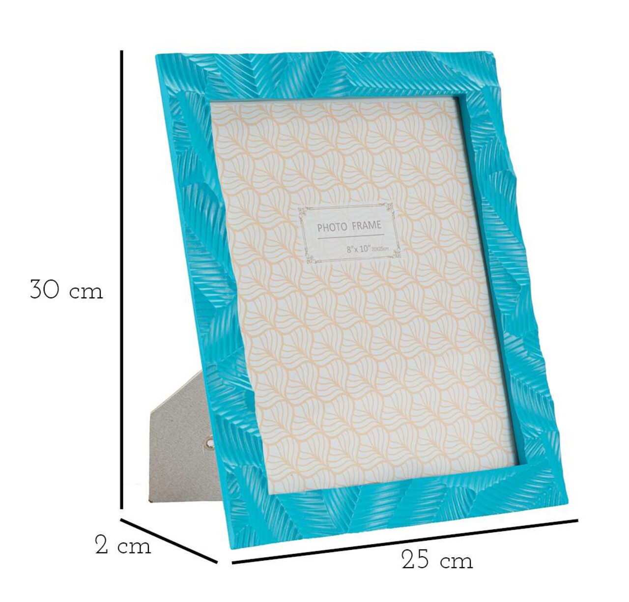 Rama foto Light, Mauro Ferretti, 20x25 cm, polirasina/sticla, albastru deschis - 2 | YEO