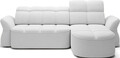 Coltar extensibil dreapta 3 locuri ELTAP, Beneth, 301x185x115 cm, lemn/poliester, alb