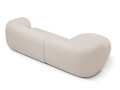 Coltar stanga 3 locuri, Kate, Micadoni, 285x176x76 cm, tesatura boucle, bej