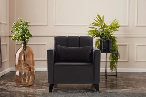 Fotoliu, balcab home, 825blc2741, lemn de fag, antracit