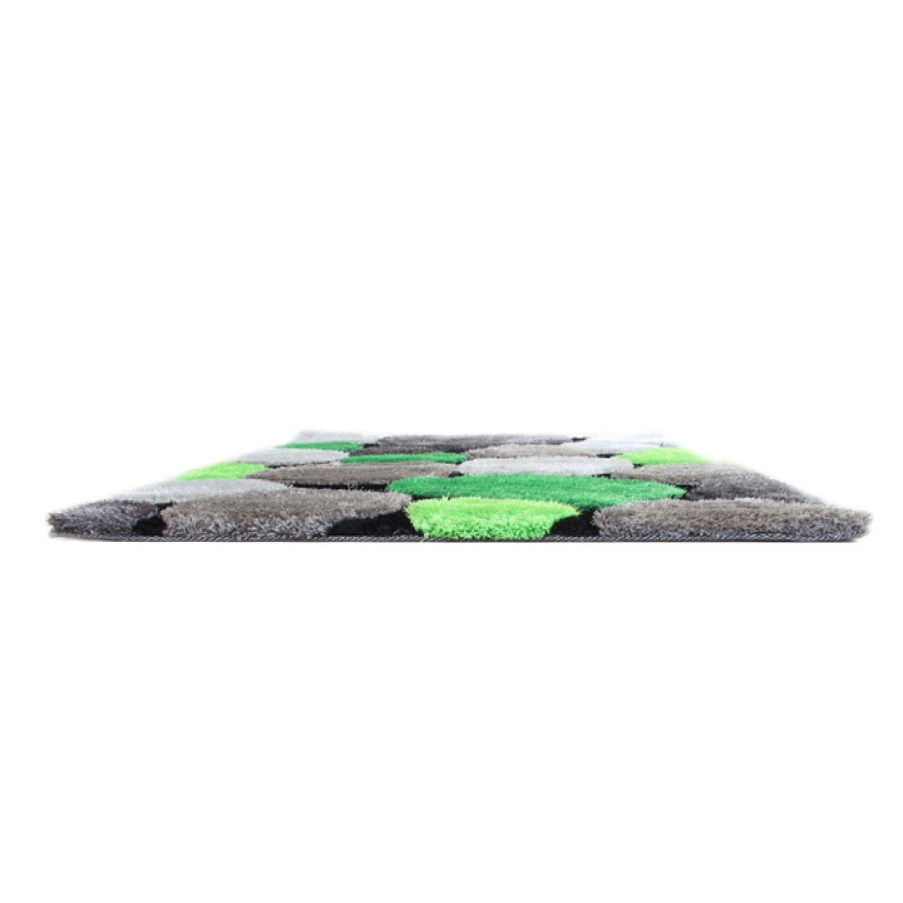 Covor Pebble Koberec Vzor, 100 X 140 Cm, 100% Poliester, Verde/gri/negru