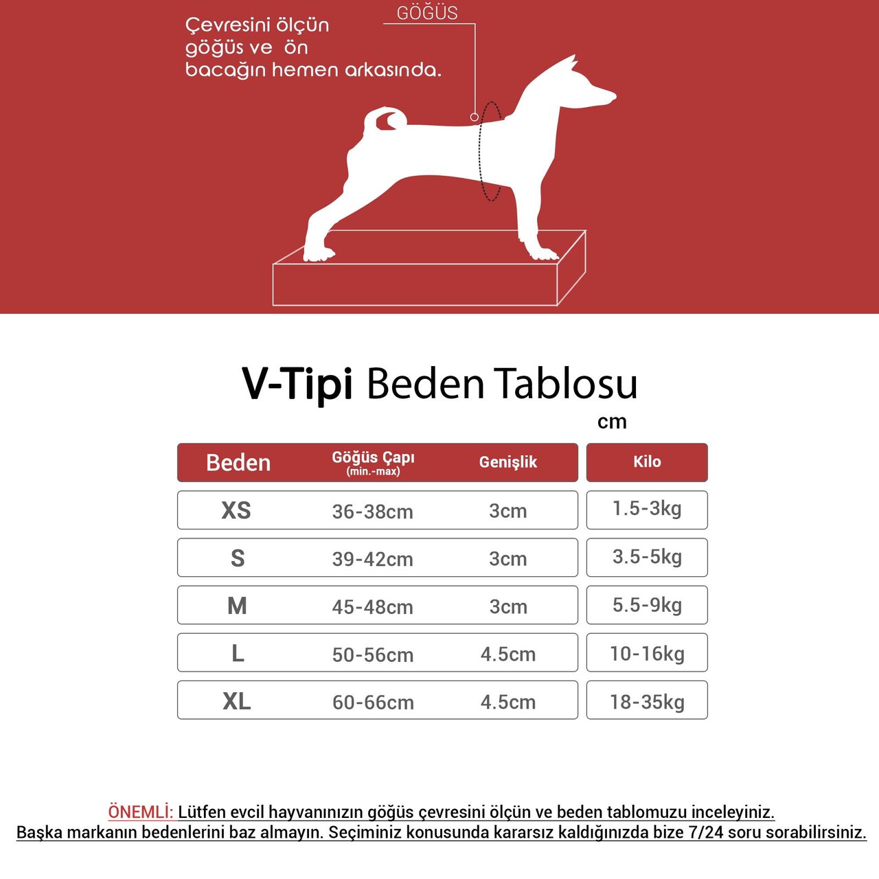 Ham pentru câini, Paws &amp; Whiskers, V-Harness, Poliester, Rosu - view 2