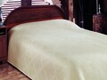 Cuvertura de pat Jakarlı Pike, Nazenin Home, 160x240 cm, bambus, crem