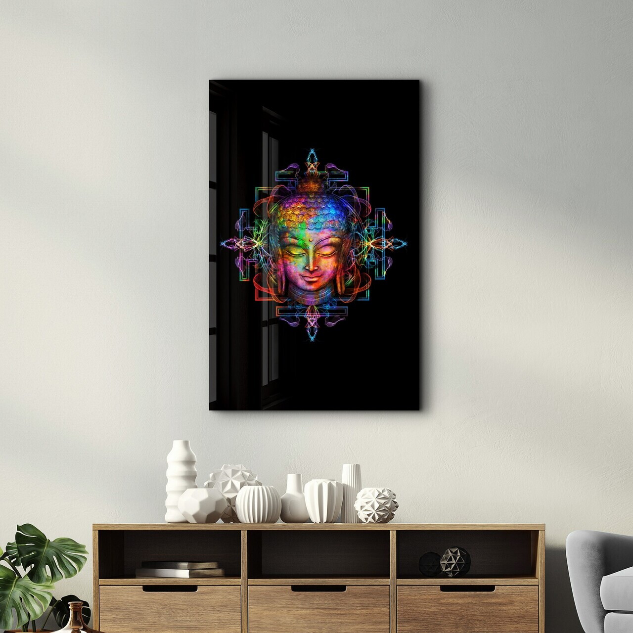 Tablou decorativ, CAM-3003, Dimensiuni: 46 x 72 cm, Multicolor — imaginea 3