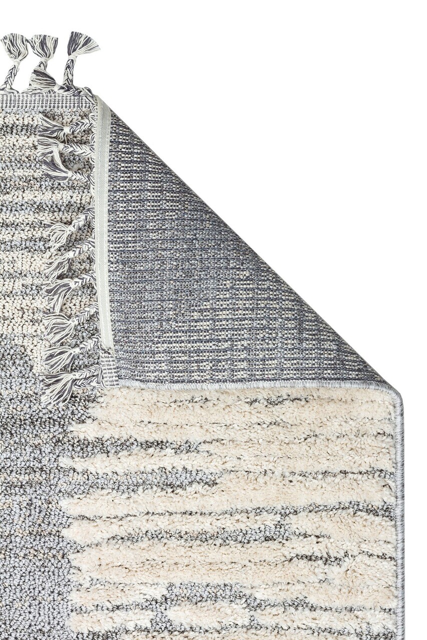 Covor, Sdy 01, 80x150 cm, Polipropilena, Alb/Gri - 2 | YEO