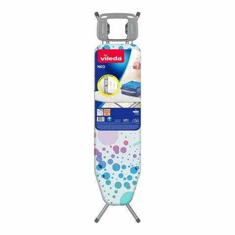 Masa de calcat,Vileda, Neo Mic, 33 x 114 cm, metal/bumbac, multicolor
