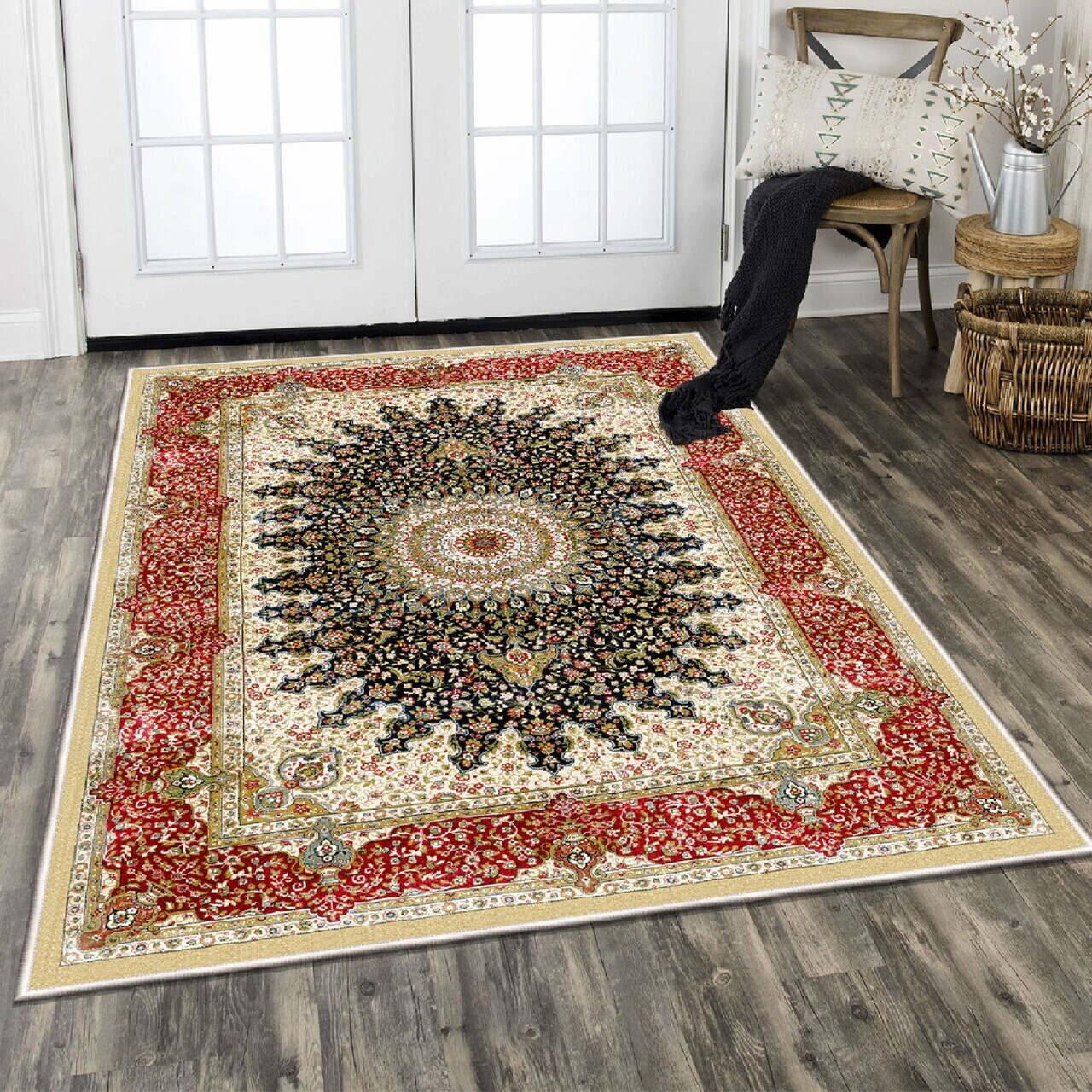 Covor Els1830 80x120 cm Catifea Multicolor