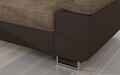 Coltar extensibil stanga 4 locuri ELTAP, Armd-17, Armando, 289x203x85 cm, lemn/poliester, bej inchis/maro