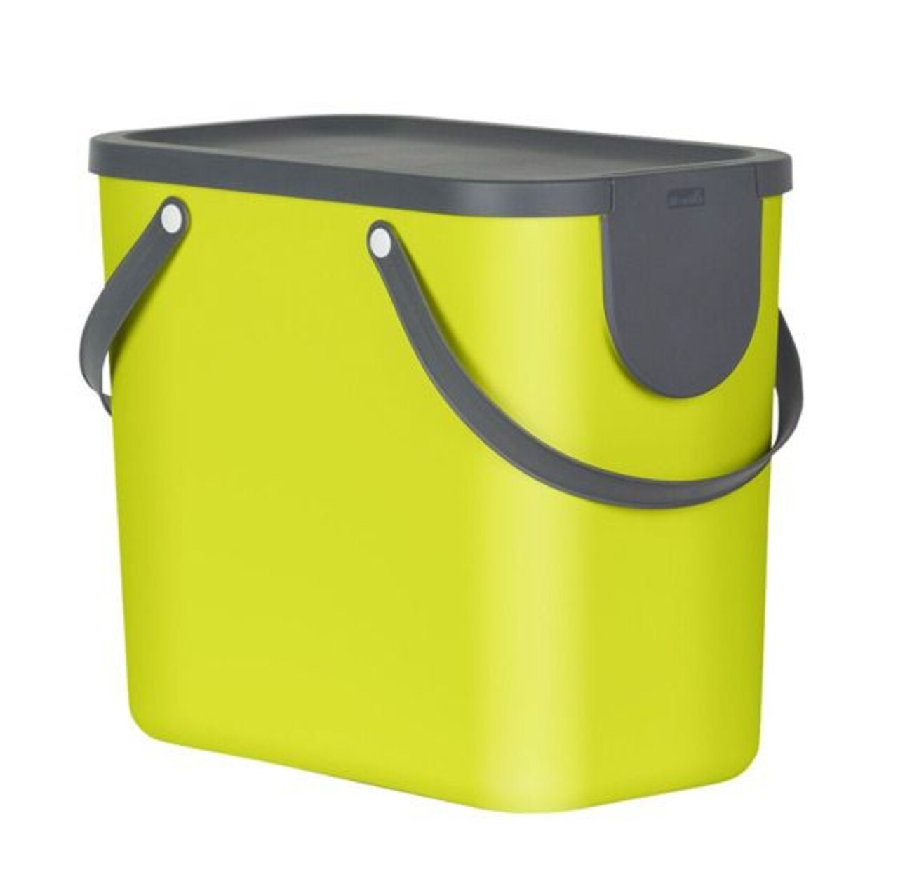 Cos De Gunoi Pentru Colectare Selectiva Albula, Rotho, 25 L, Plastic, Verde Lime