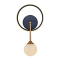 Aplica de perete, Lightric, 414LRC1138, Negru