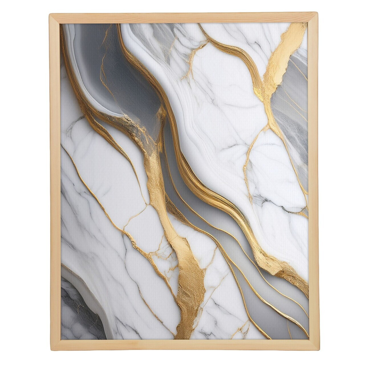 Tablou decorativ, Cc-D-Ah-1015 45 x 60, Canvas, Cadru: 100% LEMN (Grosime: 18 mm), Multicolor - view 2