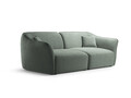 Canapea 3 locuri, Hailey, Micadoni Home, 206x102x79 cm, tesatura boucle, grafit