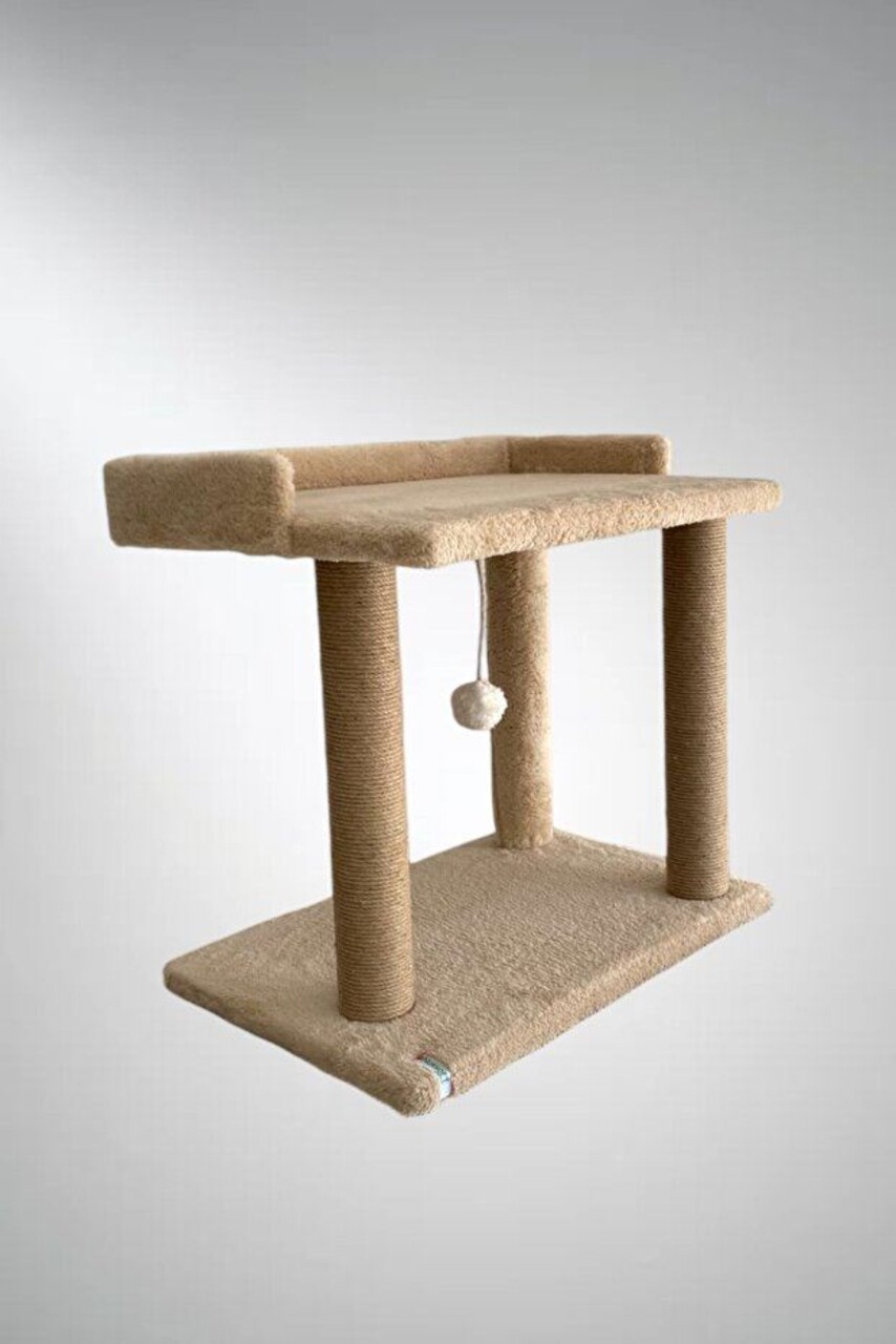 Pat pentru pisici, Paws &amp; Whiskers, Liza, Tesatura Welsoft, Bej - view 4