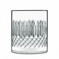 Set 4 pahare whisky, Diamante D.O.F., Luigi Bormioli, 354 ml, sticla cristal