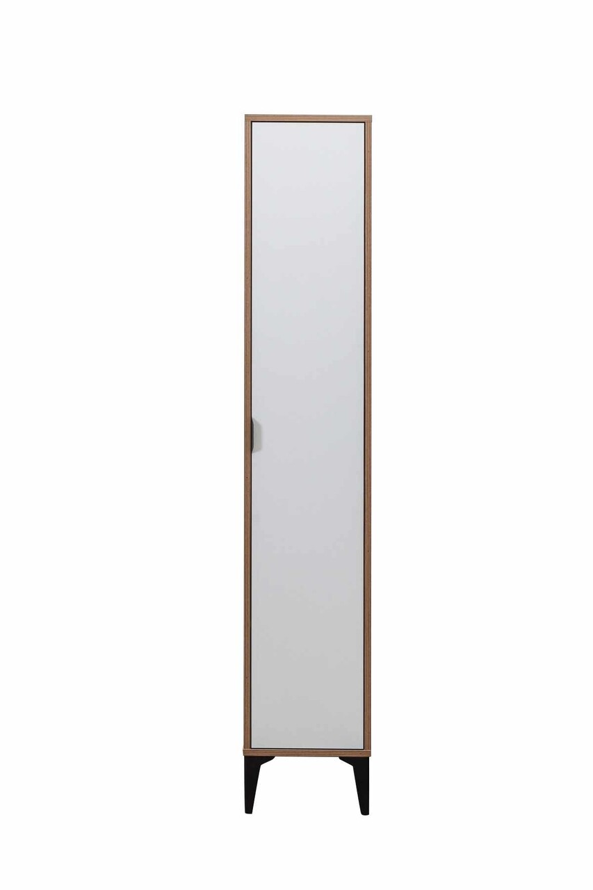 Dulap multifunctional, Hanah Home, Arden Single Door, 35x190x37 cm, Alb - imagine 7