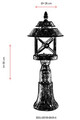 Lampa de exterior, Avonni, 685AVN1312, Plastic ABS, Maro